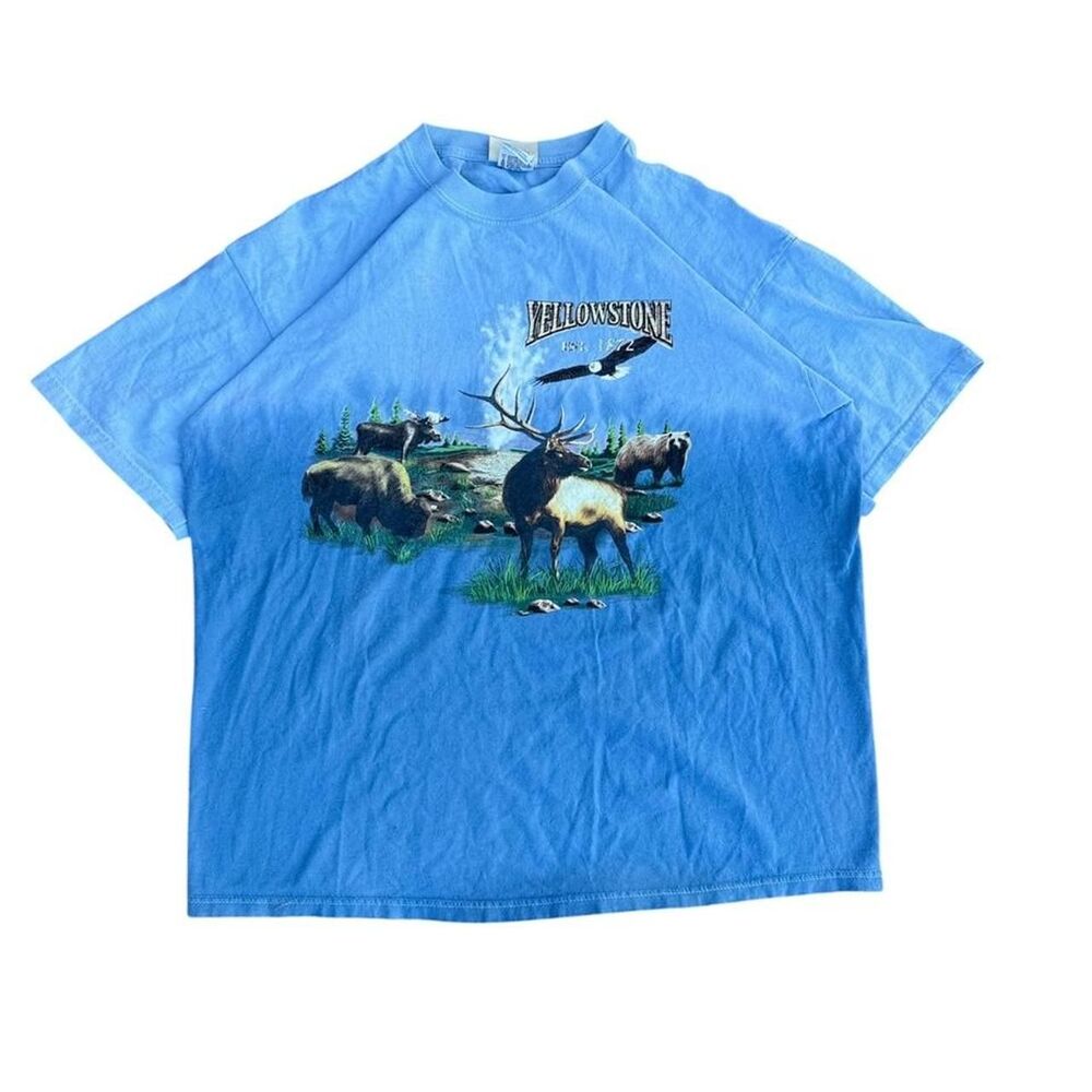 American-vintage Men's Blue T-shirt